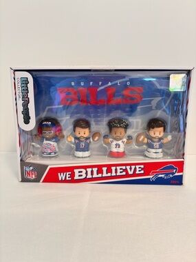 NFL Fisher-Price Little People Collection Buffalo Bills We Billieve 2024 New